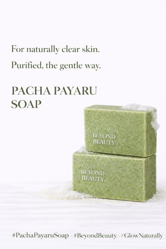 Green Gram (pacha pairu) Soap